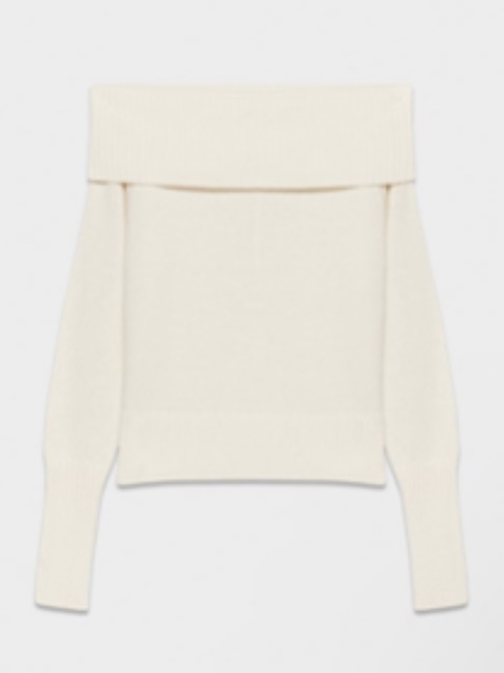 Sunday Best Topaz Off-Shoulder Sweater in Light Birch